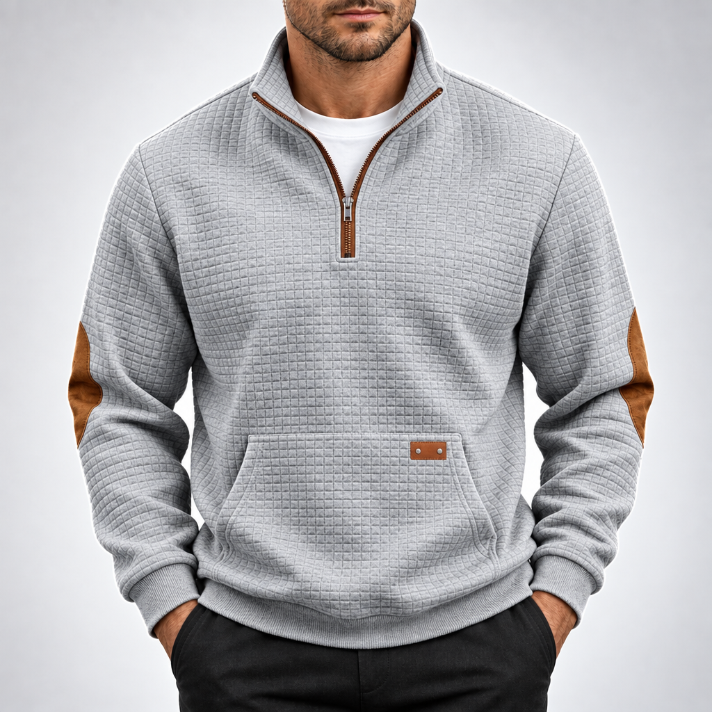 Matteo Quilted Quarter-Zip