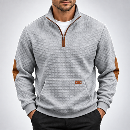 Matteo Quilted Quarter-Zip