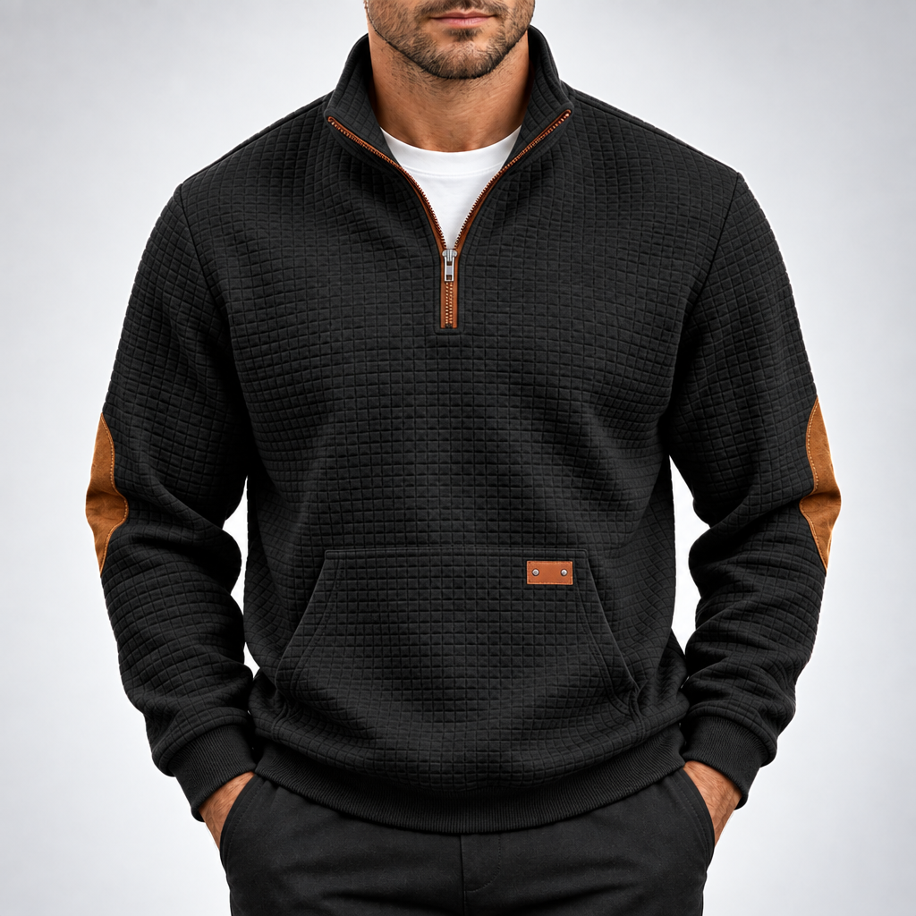 Matteo Quilted Quarter-Zip