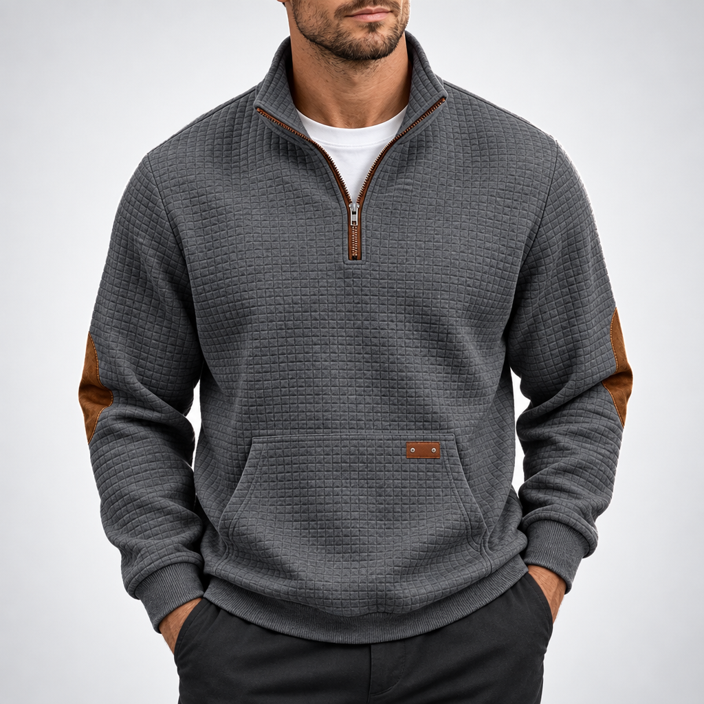 Matteo Quilted Quarter-Zip