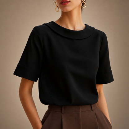 Camille Round Neck Blouse