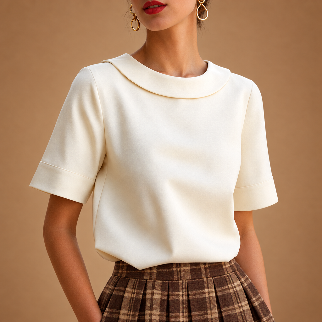 Camille Round Neck Blouse