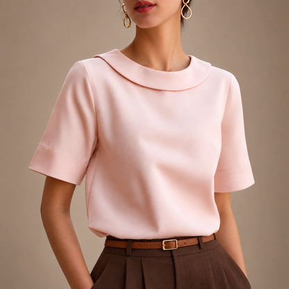 Camille Round Neck Blouse