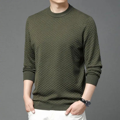 Honeycomb Knit Long-Sleeve