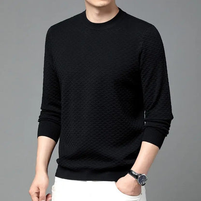 Honeycomb Knit Long-Sleeve