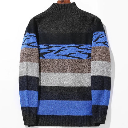 Jacques Color Block Wool Cardigan