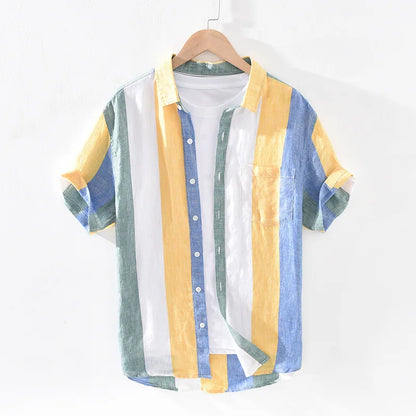 Keys Striped Beach Shirt