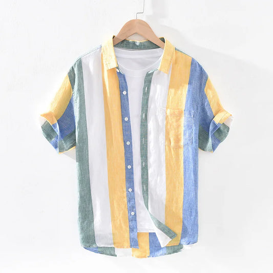 Keys Striped Beach Shirt