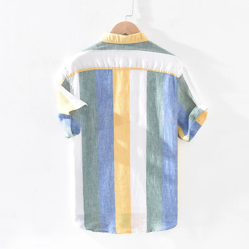 Keys Striped Beach Shirt