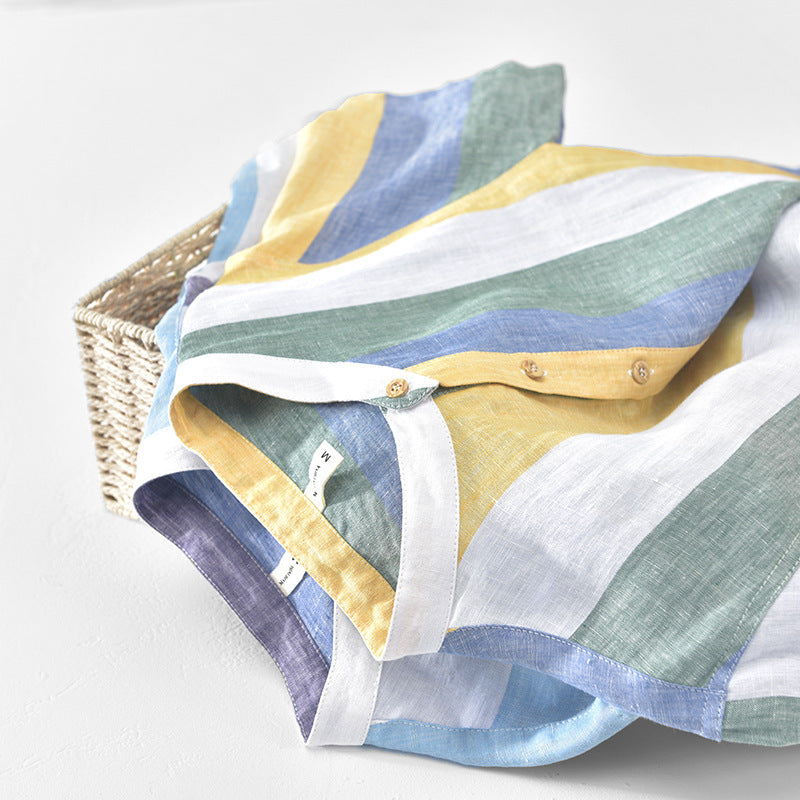 Keys Striped Beach Shirt