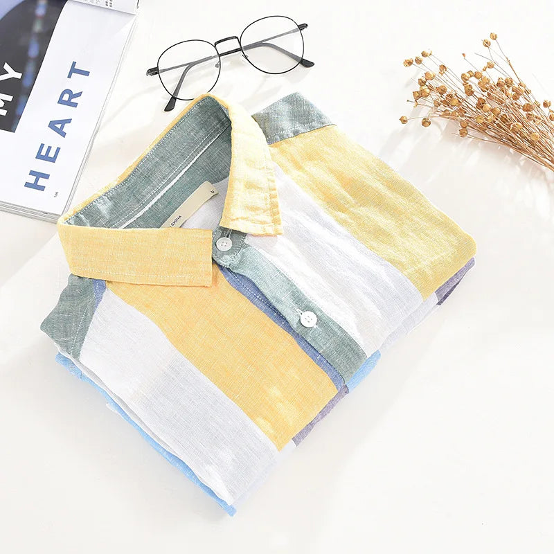 Keys Striped Beach Shirt