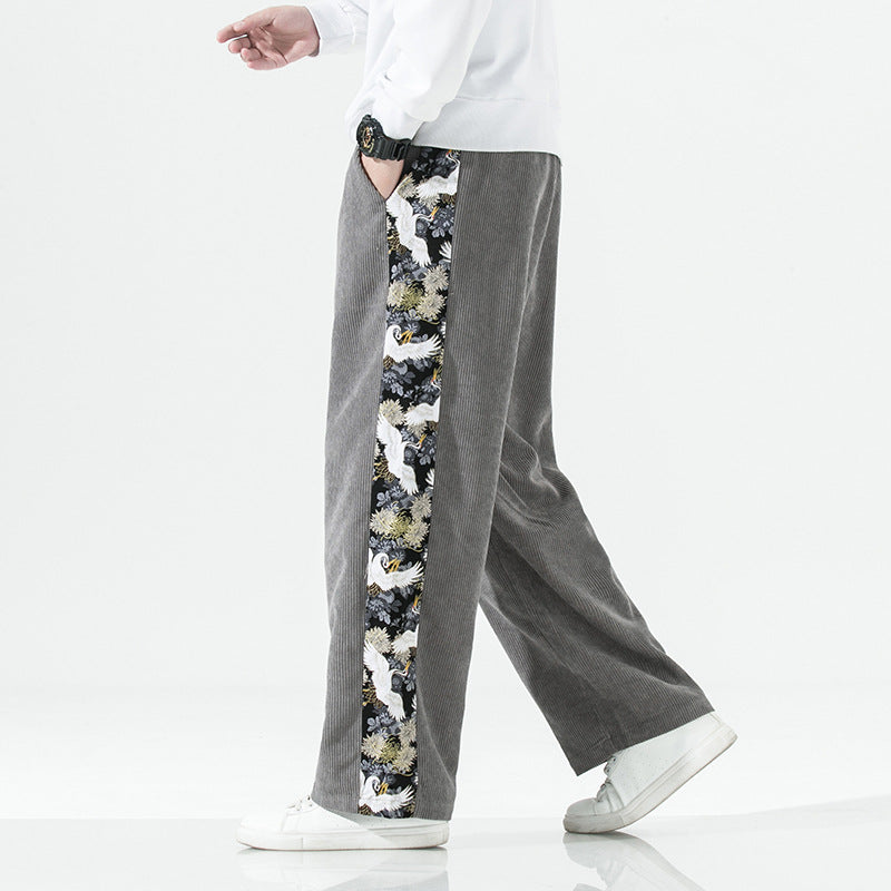 Kyoto Floral Corduroy Pants