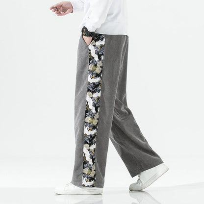 Kyoto Floral Corduroy Pants