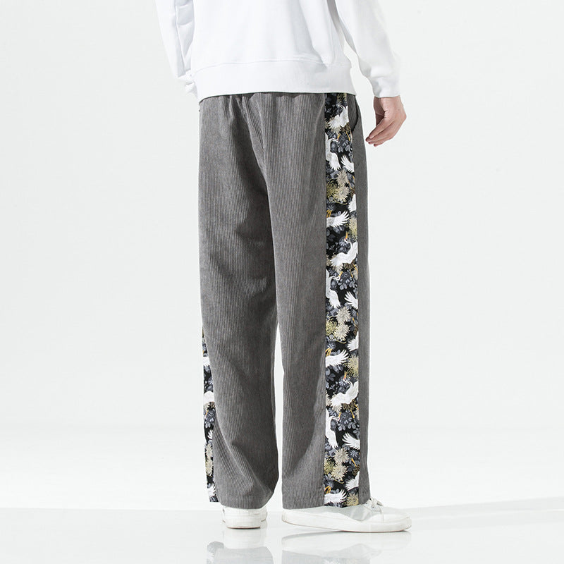 Kyoto Floral Corduroy Pants