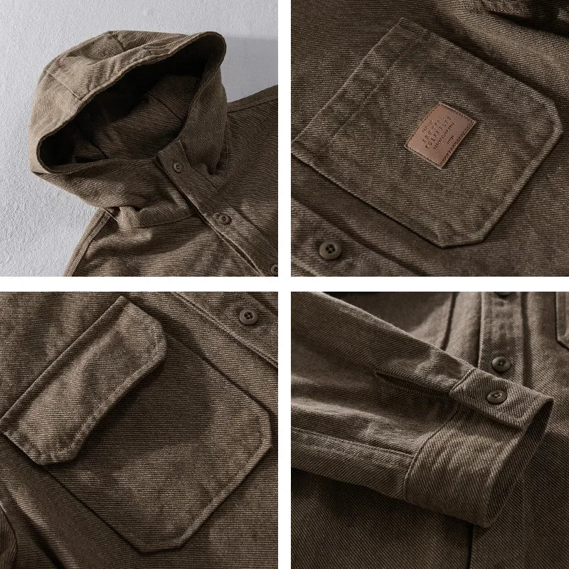 Leon Hudson Hooded Shirt