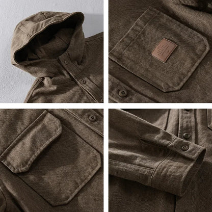 Leon Hudson Hooded Shirt