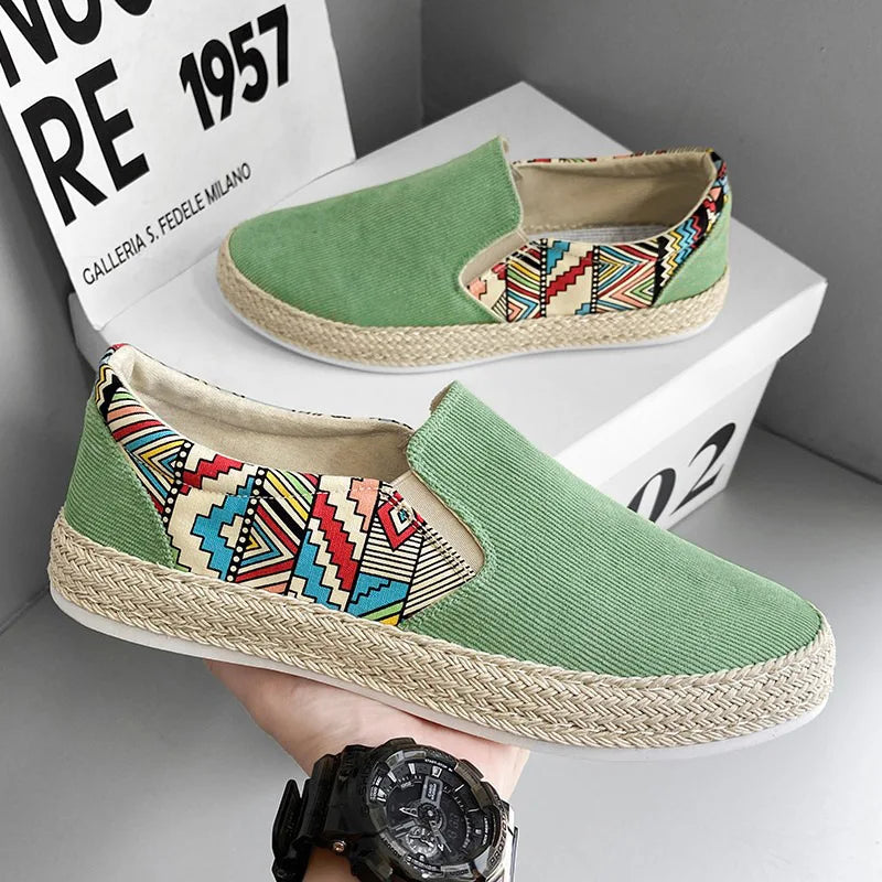 Marcus Tribal Slip-ons
