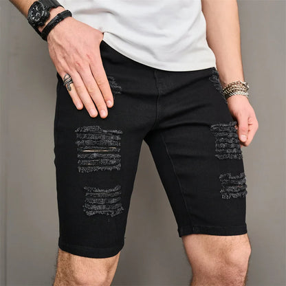 Mark Distressed Denim Shorts