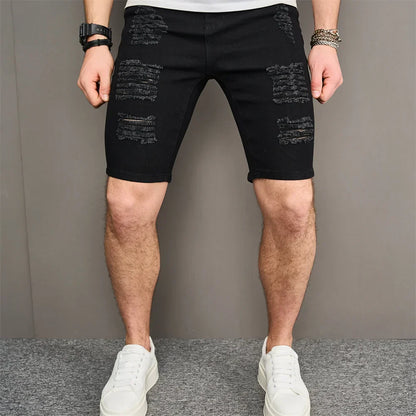 Mark Distressed Denim Shorts