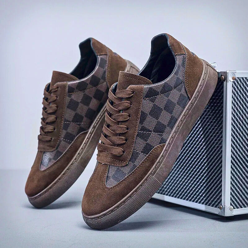 Milton Checkered Sneakers