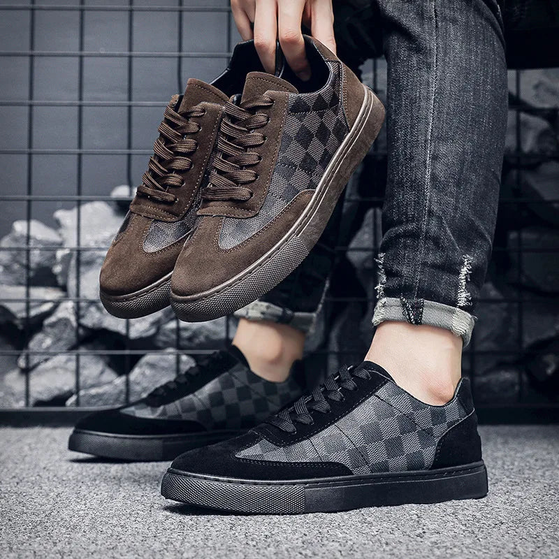 Milton Checkered Sneakers