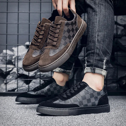 Milton Checkered Sneakers