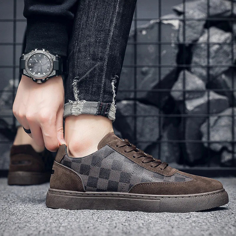 Milton Checkered Sneakers
