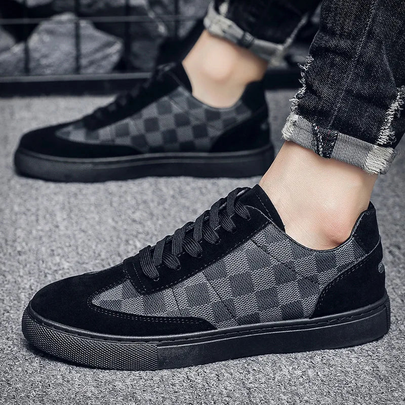 Milton Checkered Sneakers