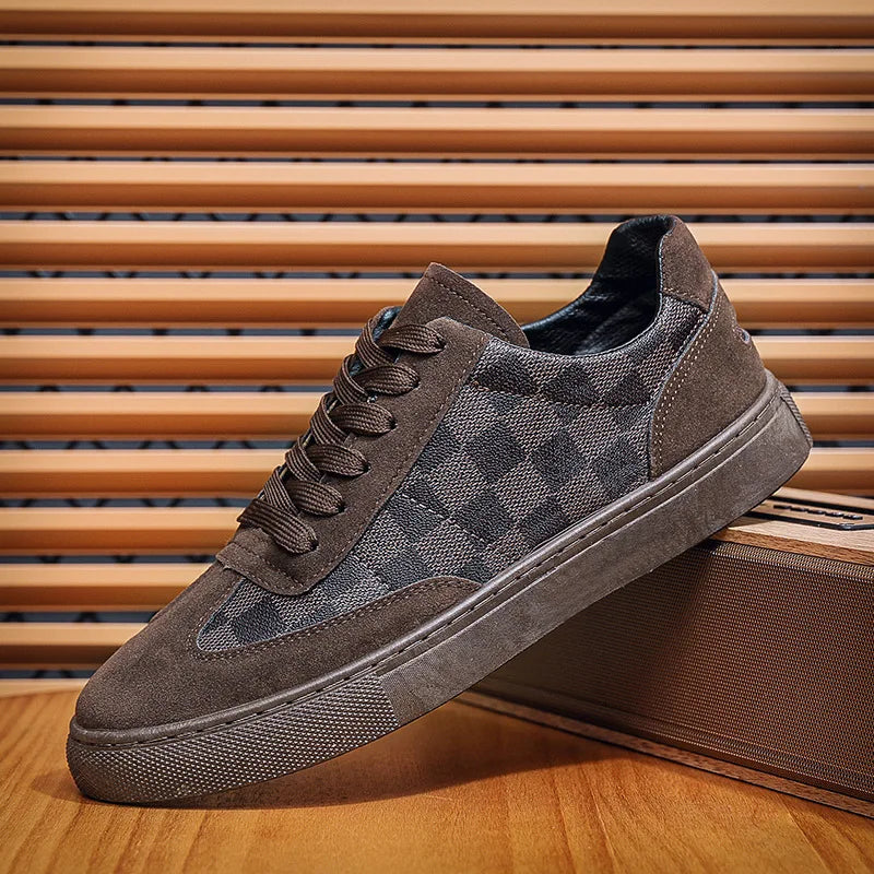 Milton Checkered Sneakers