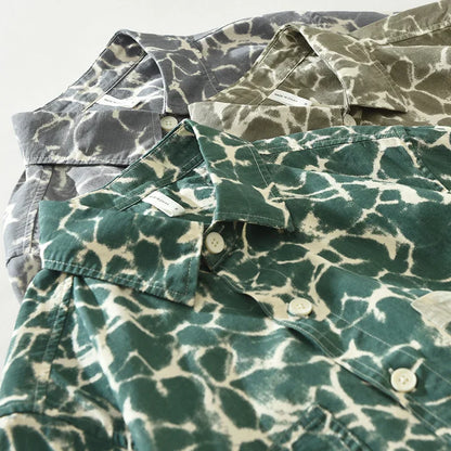 Ocean Ripple Button Up