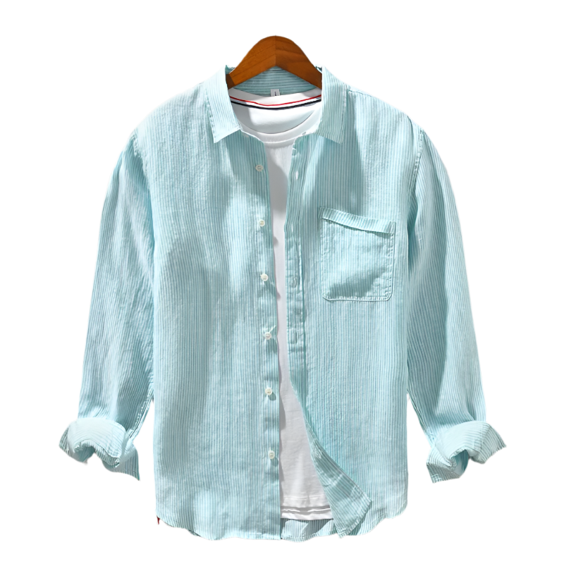 Oceanic Breeze Linen Shirt
