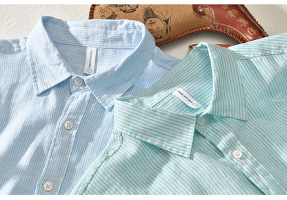 Oceanic Breeze Linen Shirt