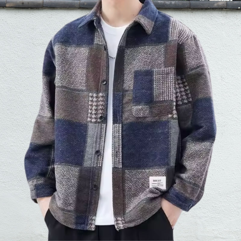 Patchwork Flannel Shacket