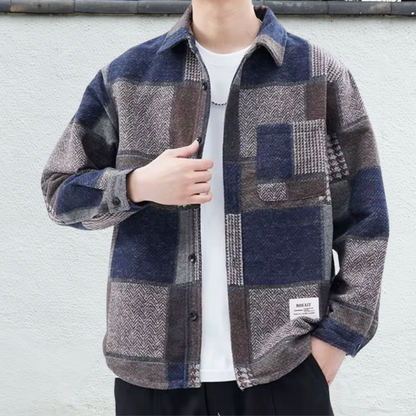 Patchwork Flannel Shacket
