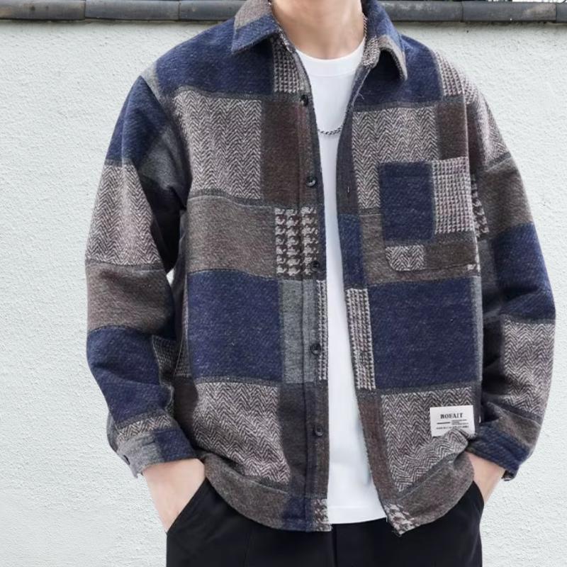 Patchwork Flannel Shacket