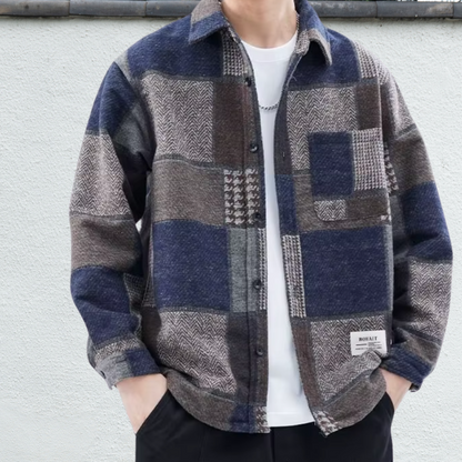 Patchwork Flannel Shacket