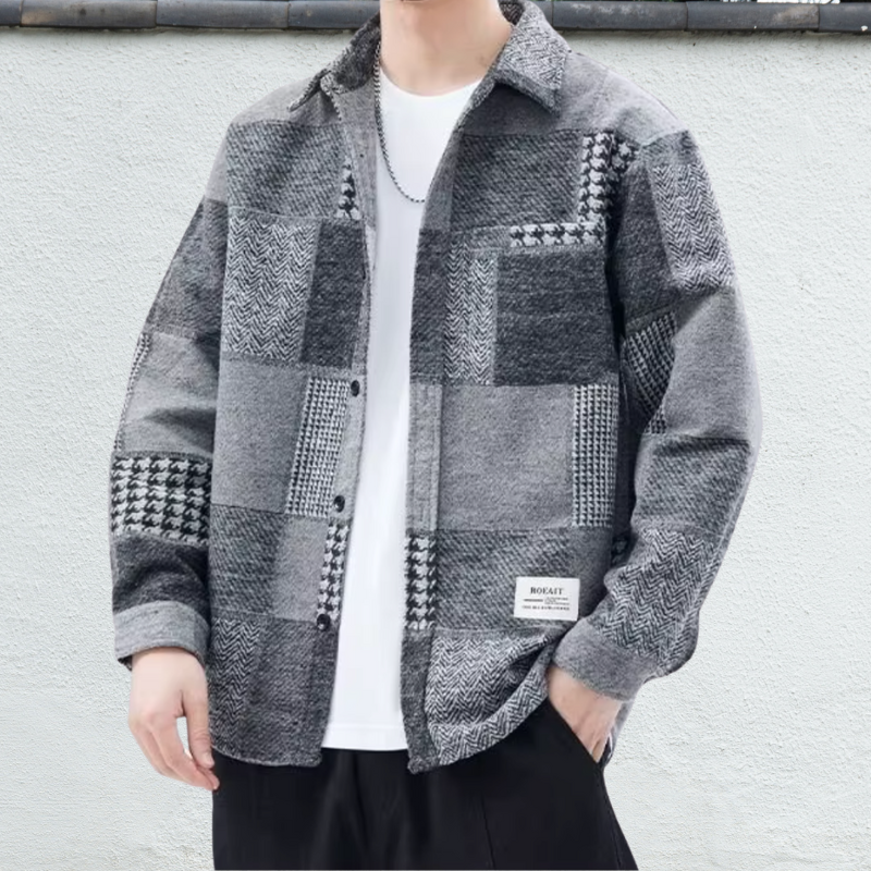 Patchwork Flannel Shacket