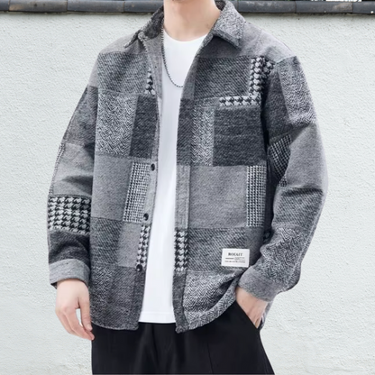 Patchwork Flannel Shacket