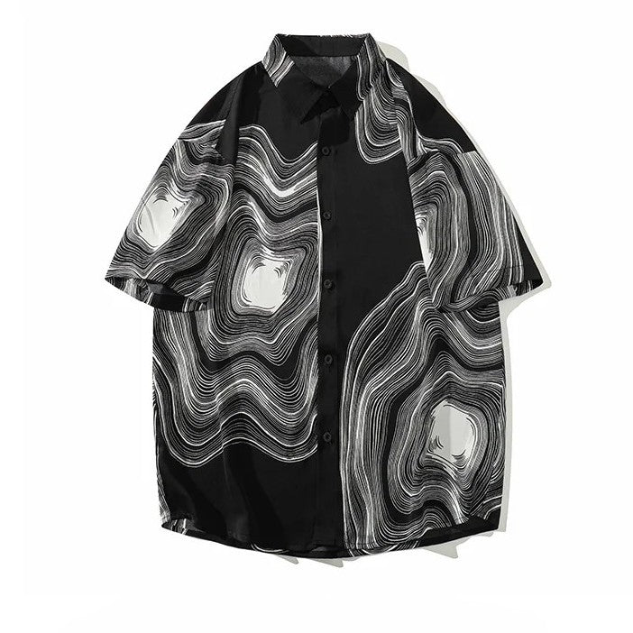 Perri Monochrome Ripple Shirt