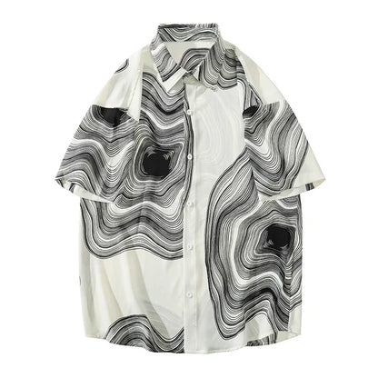 Perri Monochrome Ripple Shirt