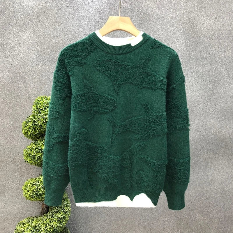 Sanders Shark Textured Sweater