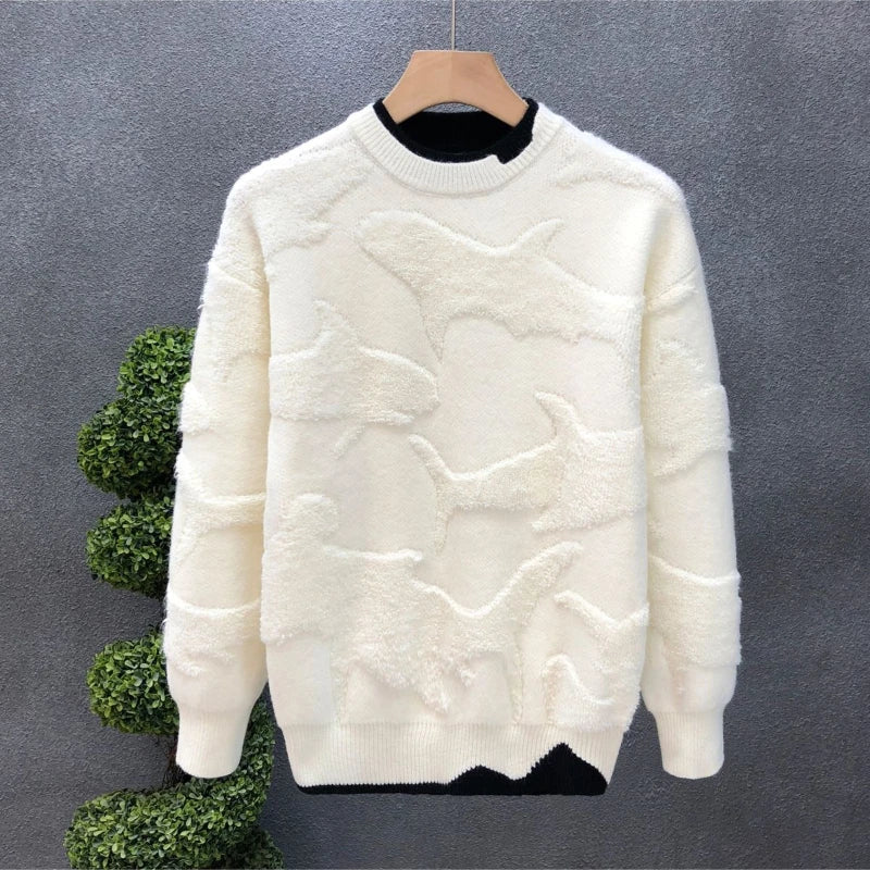Sanders Shark Textured Sweater