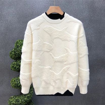 Sanders Shark Textured Sweater