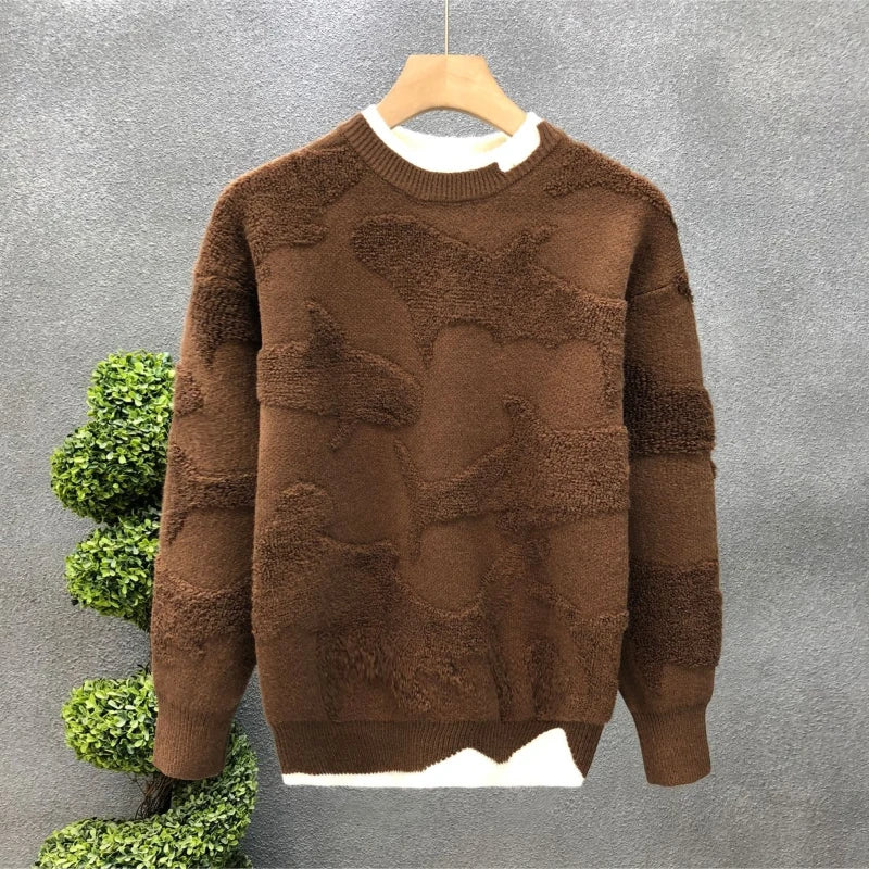 Sanders Shark Textured Sweater