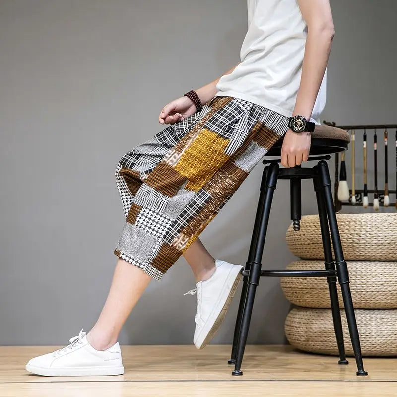 Sean Patchwork Shorts