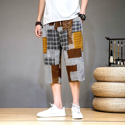 Sean Patchwork Shorts