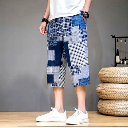 Sean Patchwork Shorts
