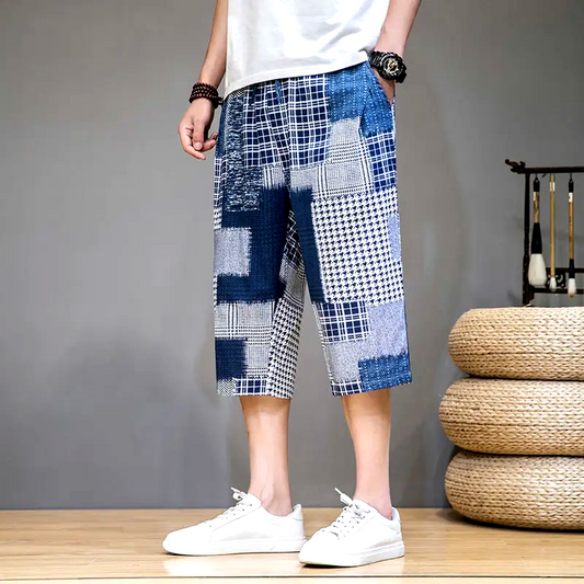 Sean Patchwork Shorts