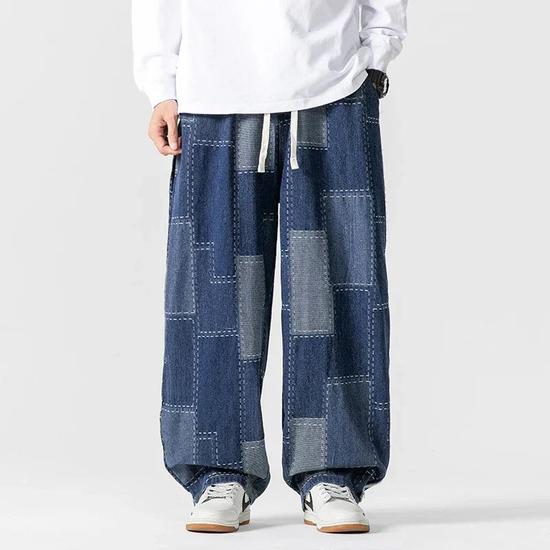 Shaped Denim Pants