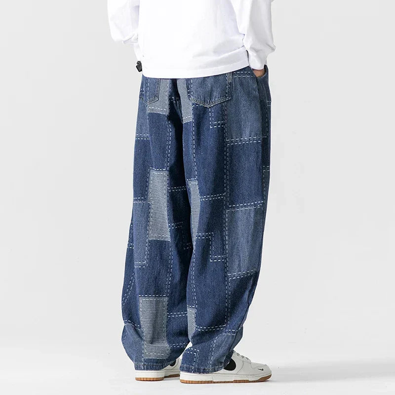 Shaped Denim Pants